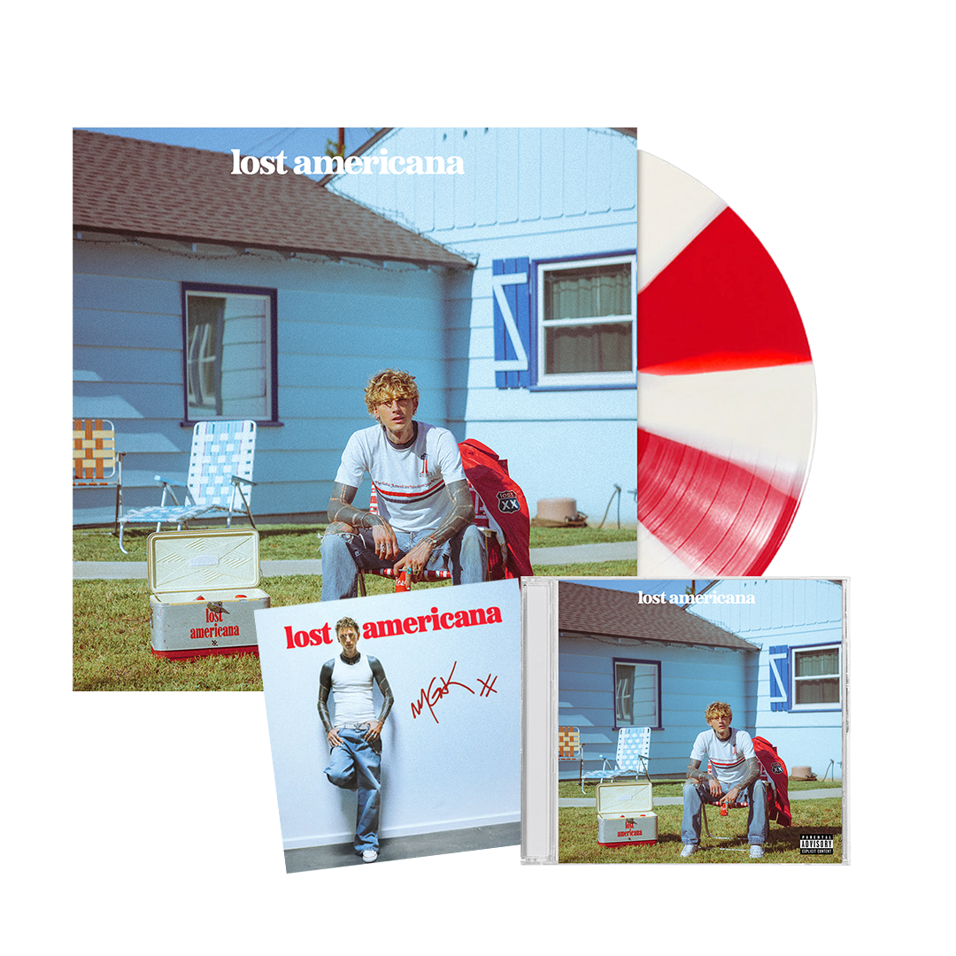 Lost Americana Peppermint Vinyl, CD + Signed Art Card - Machine