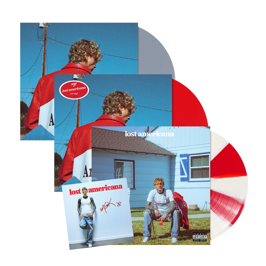 Lost Americana Vinyl Bundle + Signed Art Card - Machine Gun Kelly