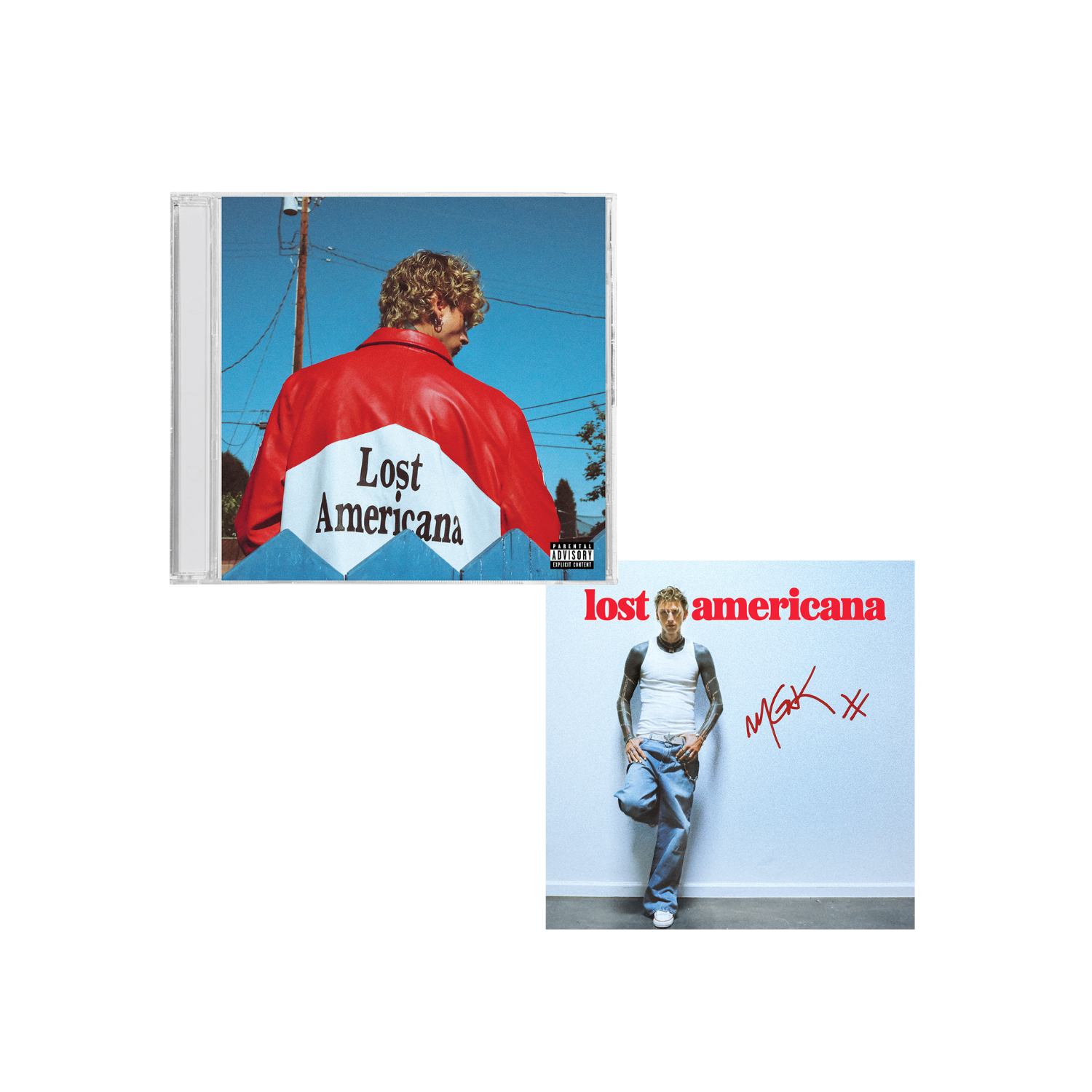 Lost Americana CD + Signed Art Card - Machine Gun Kelly