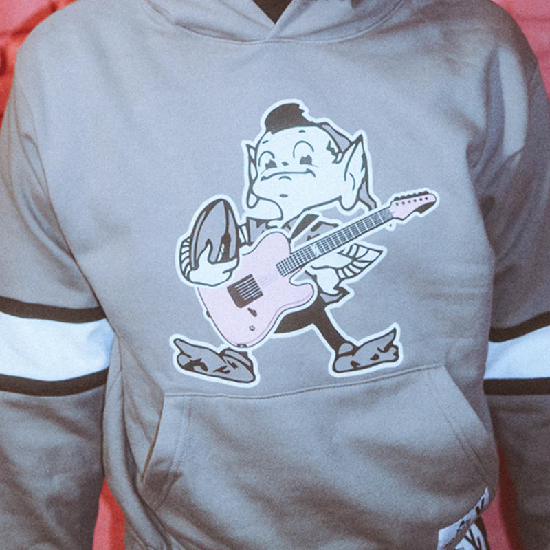 Machine Gun Kelly - mgk x Cleveland Browns Grey Hoodie