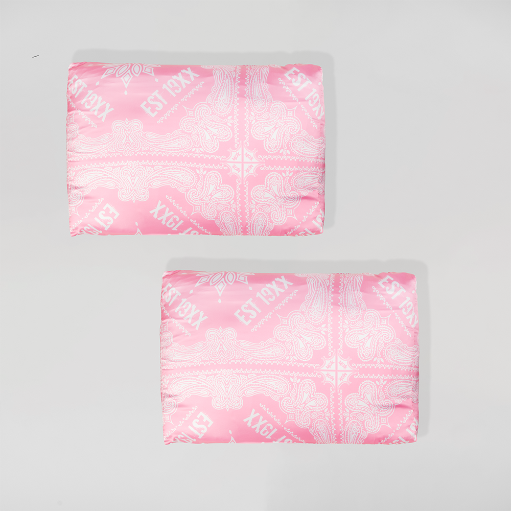 Machine Gun Kelly - EST 19XX Pink Bandana Print Pillow Case Set